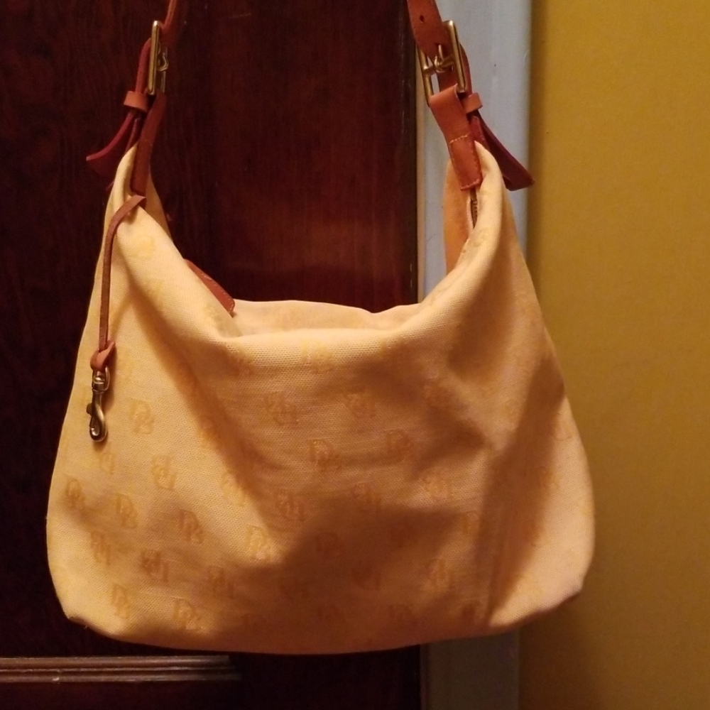 DOONIE& BOURKE CLOTH YELLOW HOBO